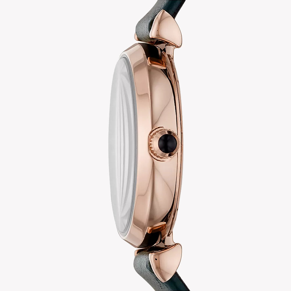 EMPORIO ARMANI AR11400 - RADIANT CHARM - Elegant Black Dial with Rose Gold Case Women's Watch-i-Watch-2