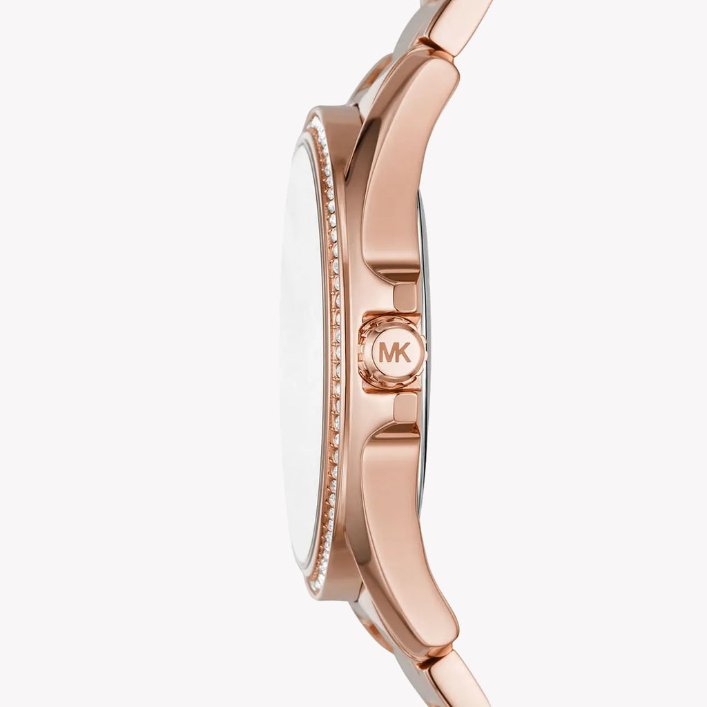 MICHAEL KORS MK6930 OCEAN GLAM - RADIANT ROSE GOLD & BLUE DIAL Women's Watch-i-Watch-2