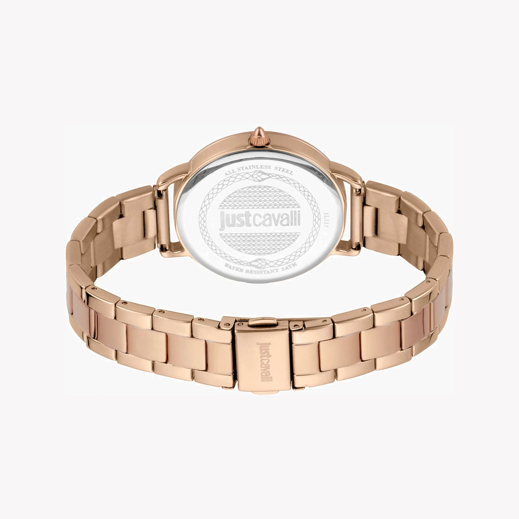 JUST CAVALLI Women's Watch with Rose Gold Stainless Steel Case and Rose Gold Stainless Steel Band-i-Watch-3