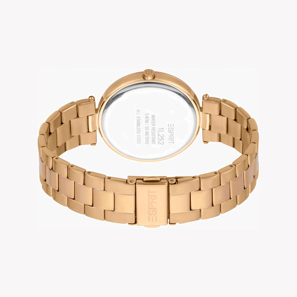ESPRIT Women's Watch with Rose Gold Stainless Steel Case and Rose Gold Stainless Steel Band-i-Watch-4