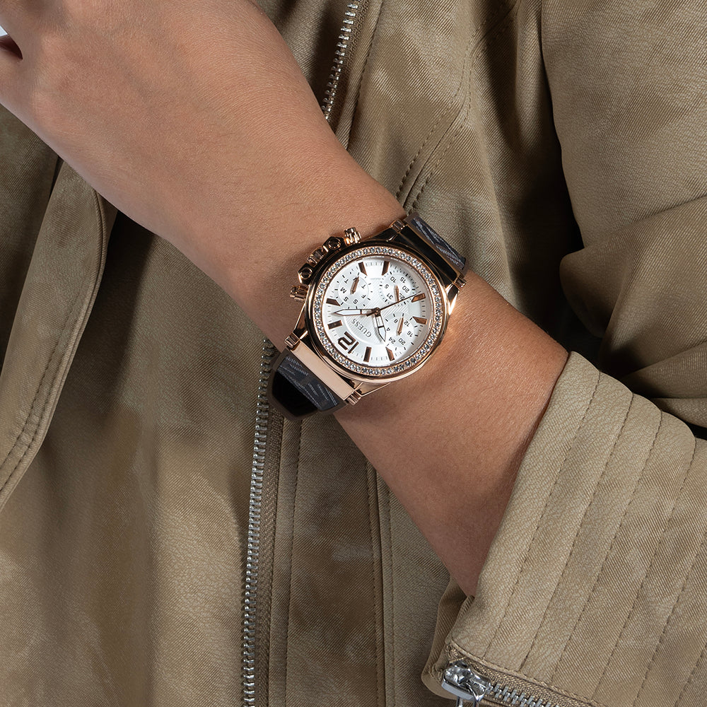 Guess Women's Rose Gold Watch, White Dial | Gw0621l5 by i-watch