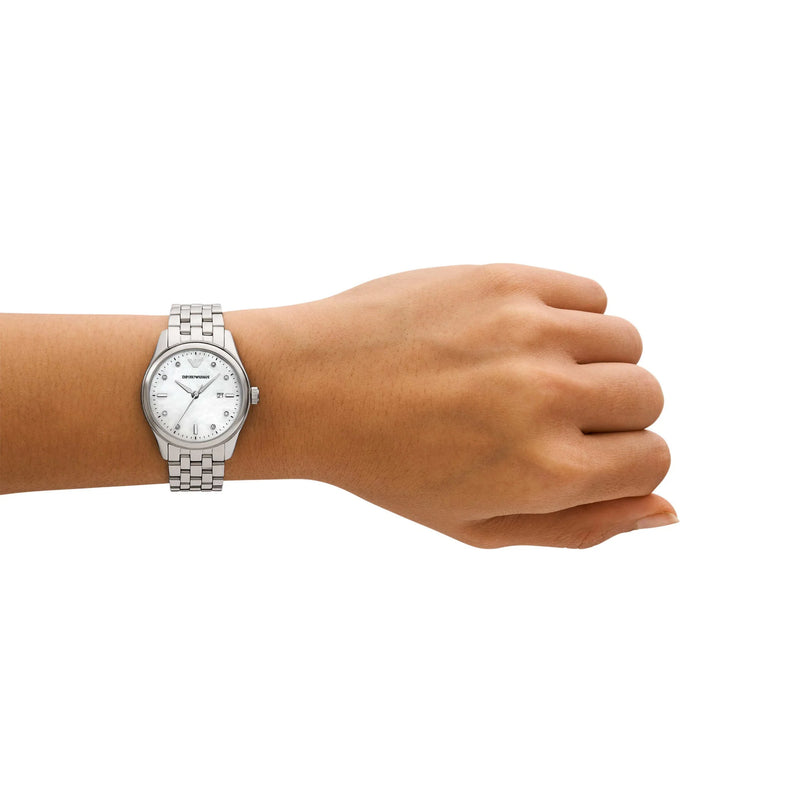 Emporio Armani Men's Stainless Steel Watch, Silver Dial | Ar11614 by i-watch