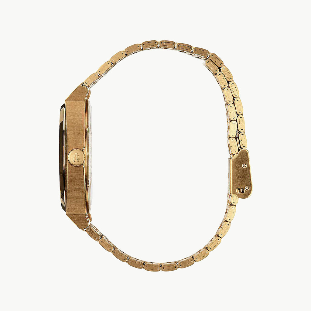 NIXON A045-2042 - BOLD SOPHISTICATION MEN'S TIMEPIECE WITH GOLD STAINLESS STEEL AND BLACK DIAL-i-Watch-2