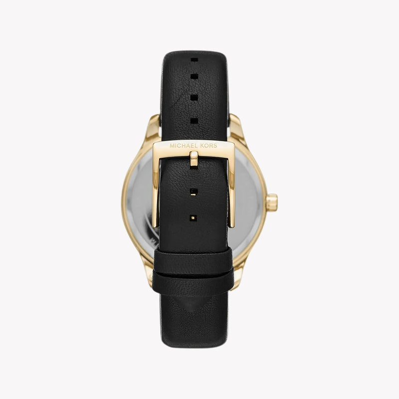 Michael Kors Women's Gold Watch, Black Leather | Mk2911 by i-watch