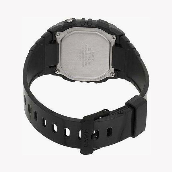 Casio Unisex Resin Watch, Black Digital Display | W-215h-8a by i-watch