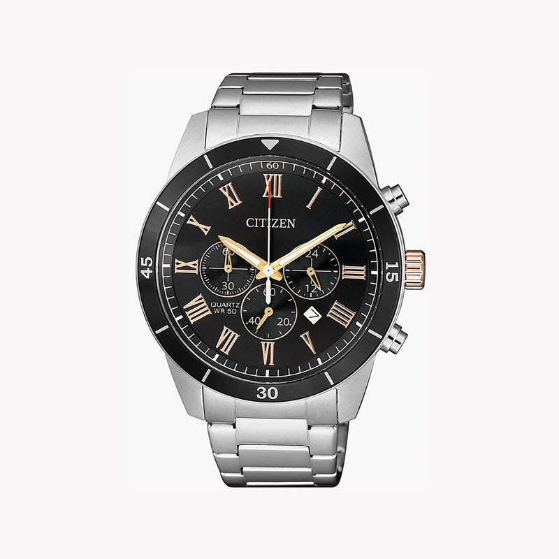 Citizen Men's Black Watch, Stainless Steel Band | An8168-51h by i-watch