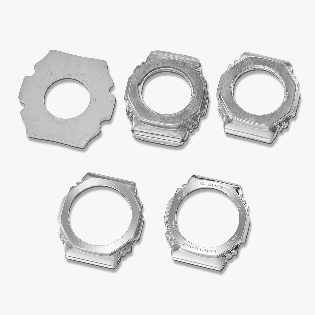 G-SHOCK GM-2100-1AER OAK - UNMATCHED RESILIENCE & STYLE Men's Watch with Stainless Steel Case and Black Resin Band-i-Watch-4