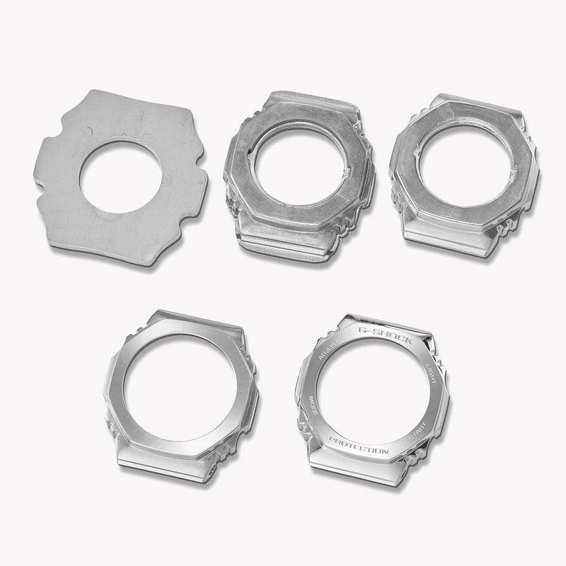 G-SHOCK GM-2100-1AER OAK - UNMATCHED RESILIENCE & STYLE Men's Watch with Stainless Steel Case and Black Resin Band-i-Watch-4