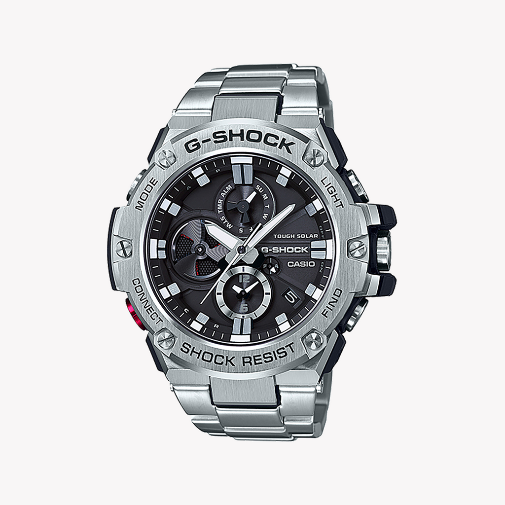 CASIO G-SHOCK GST-B100D-1ADR - TOUGH & SPORTY STAINLESS STEEL MEN'S WATCH