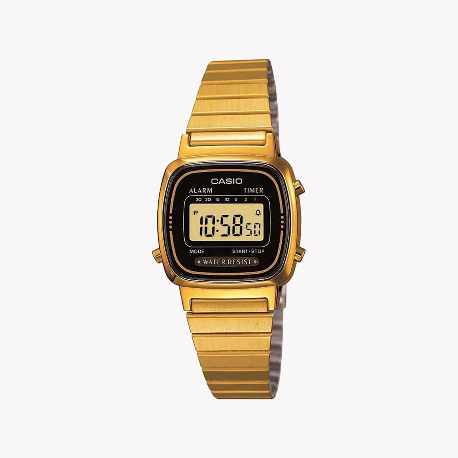 Casio Women's Gold Stainless Steel Watch, Digital Display | La670wega-1ef by i-watch