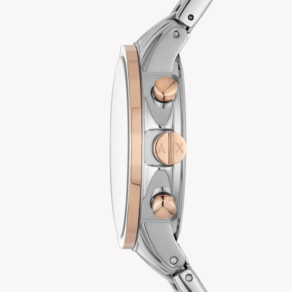 ARMANI EXCHANGE AX4331 - ELEGANTLY MODERN WOMEN'S TIMEPIECE IN SILVER & ROSE GOLD-i-Watch-2