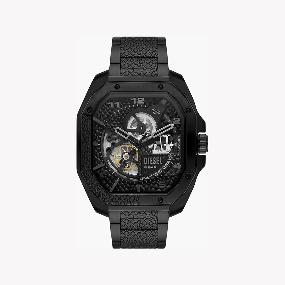 Diesel Men's Black Stainless Steel Watch, Black Dial | Dz7472 by i-watch