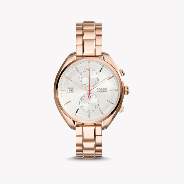 Fossil Men's Rose Gold Watch, White Dial | Ch2977 by i-watch