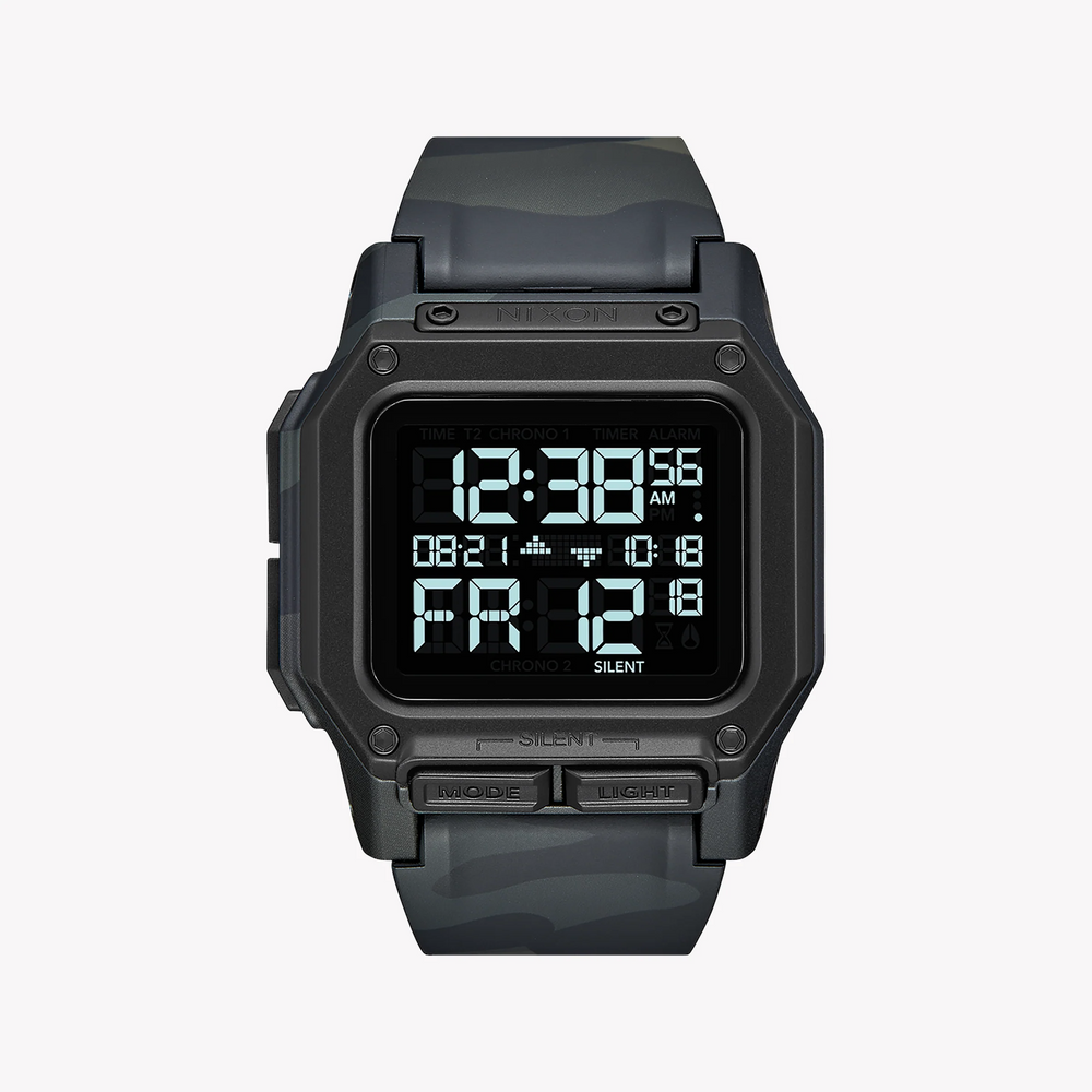 Nixon Men's Black Plastic Watch, Rubber Band | A1180-3015 by i-watch