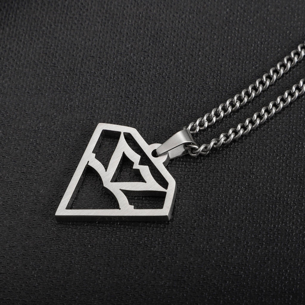 Zink Men's Stainless Steel Necklace - Silver | Zjpd020sm-Ss