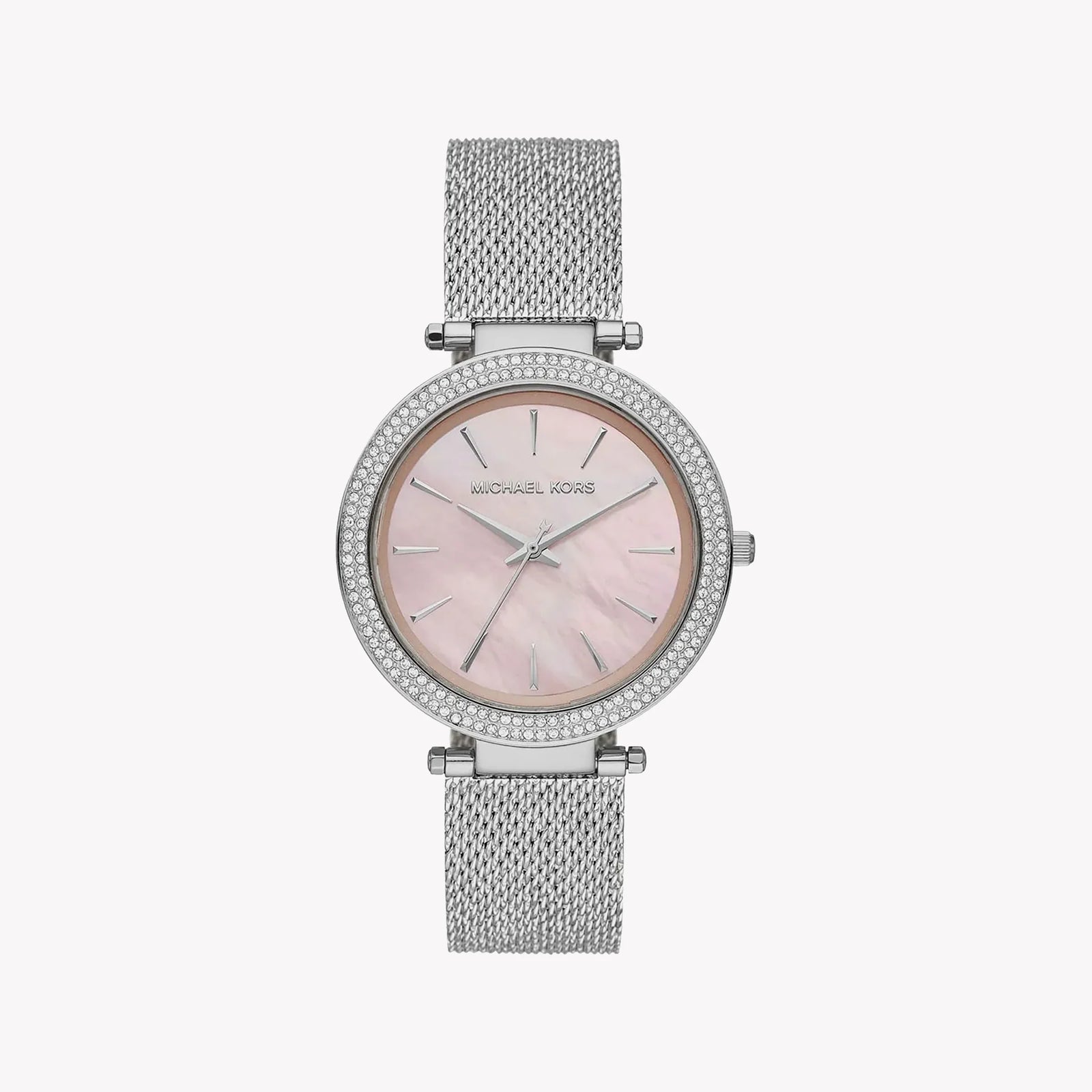 Michael Kors Women's Silver Stainless Steel, Pink Dial | Mk4518 by i-watch