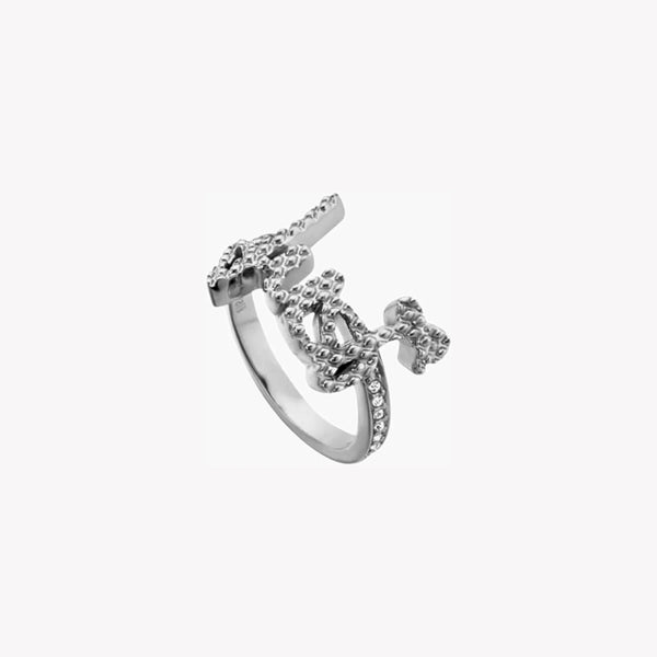 Just Cavalli Women's Silver Stainless Steel Ring, Silver | Jcrg00590106