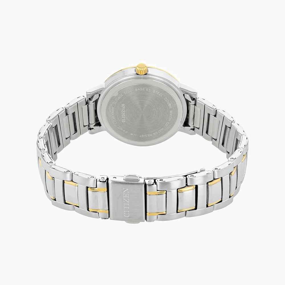 Citizen El3044-54a - Chic Elegance Timepiece With Multi-Colored Dial & Gold-Bracelet by i-watch