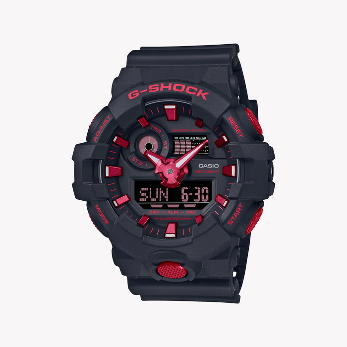 G-Shock Men's Black Resin Watch, Digital Display | Ga-700bnr-1adr