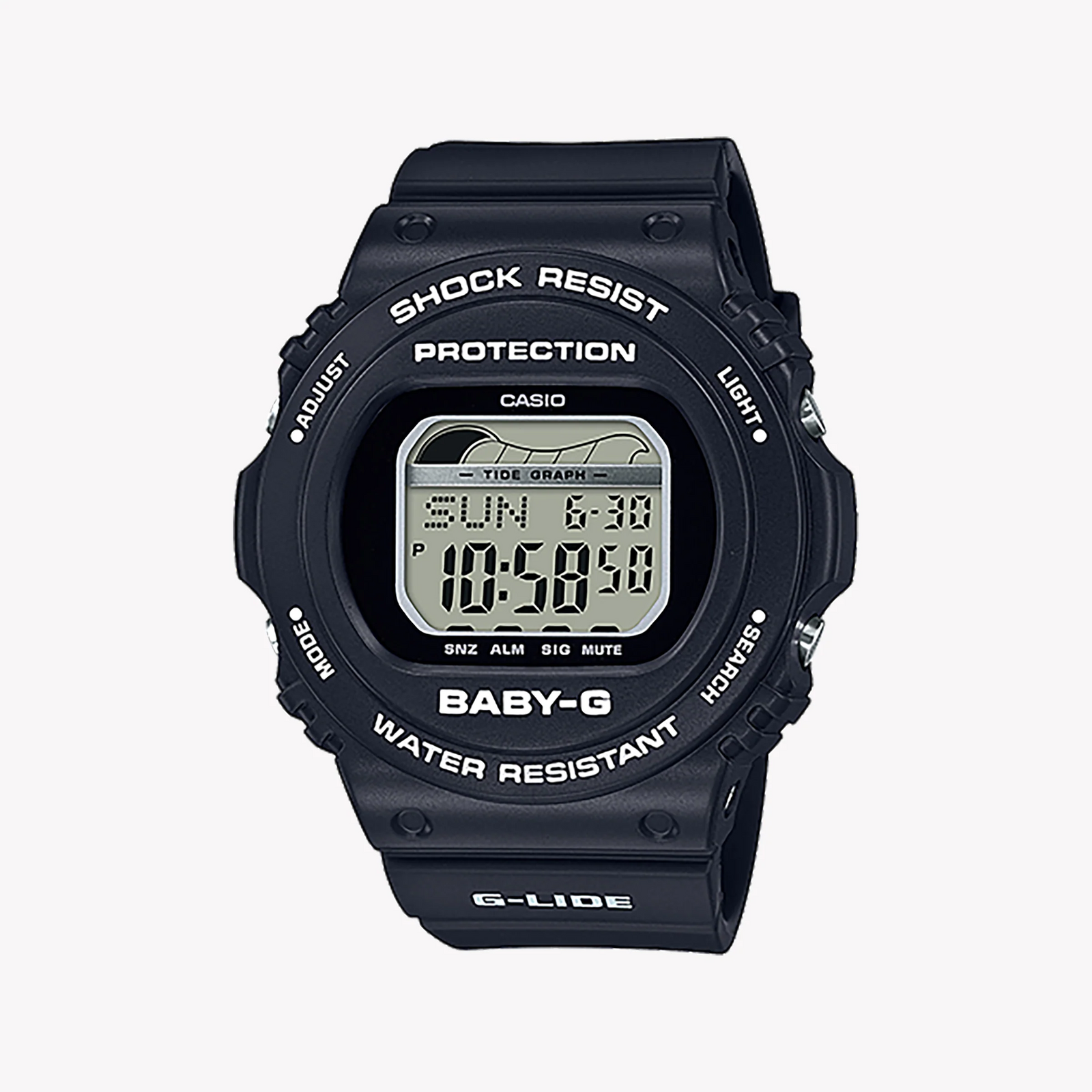 Casio Baby-G Blx-570-1dr - Bold Adventurer Unisex Watch With Black Resin Band & Digital Dial by i-watch