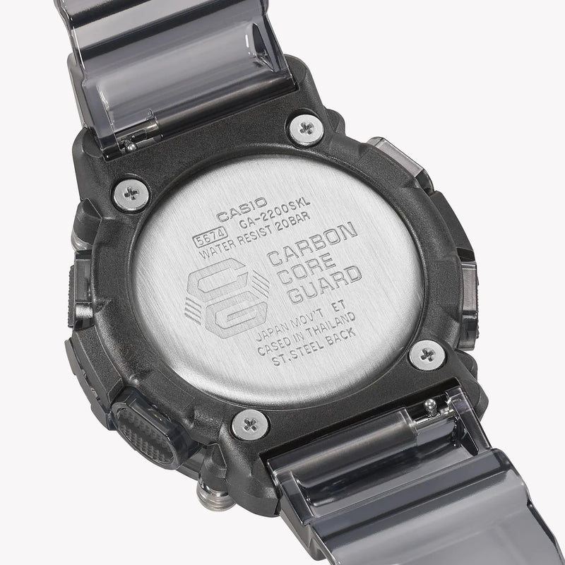G-Shock Men's Black Resin Watch, Bold Design | Ga-2200skl-8adr by i-watch