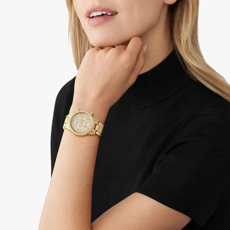Michael Kors Women's Gold Stainless Steel Watch, Gold Dial | Mk7310 by i-watch
