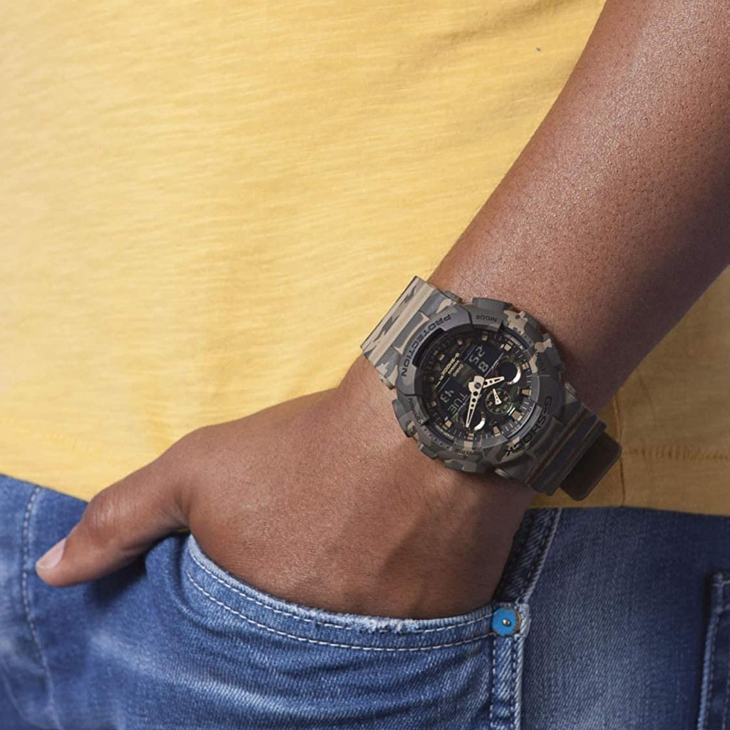CASIO G-SHOCK GA100CM-5A ADVENTURE CAMO - MEN'S STYLISH & DURABLE TIMEPIECE-i-Watch-2