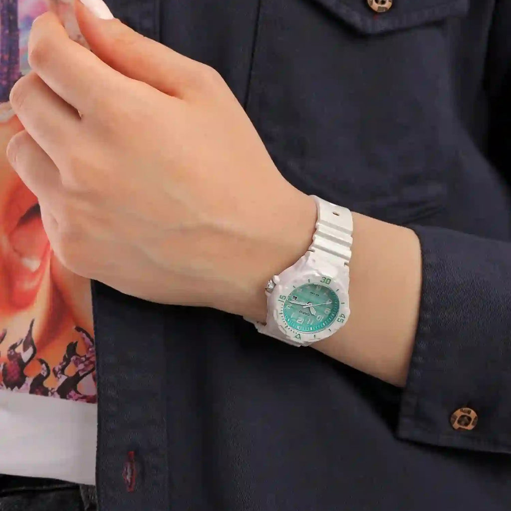 CASIO Women's Watch with White Resin Case and White Resin Band-i-Watch-2