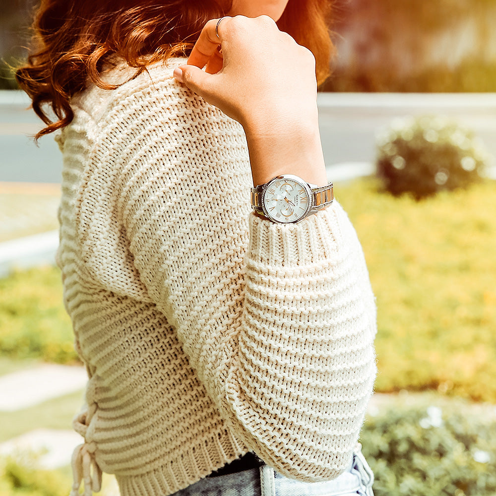 CASIO SHE-3058SG-7AUDR - ELEGANTLY SPORTY WOMEN'S WATCH WITH GOLD & SILVER ACCENTS-i-Watch-2