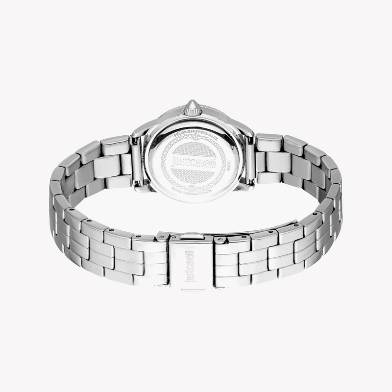 Just Cavalli Women's Silver Watch, Light Blue Dial | Jc1l328m0045 by i-watch