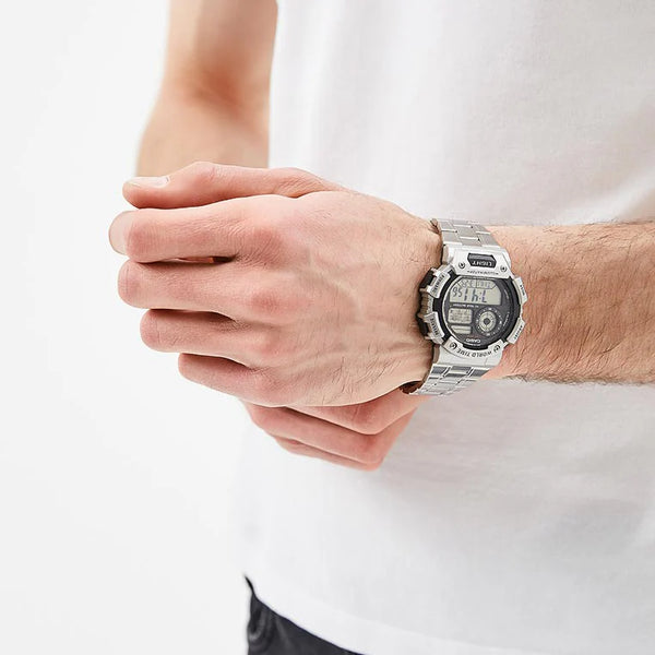 Casio Ae-1400whd-1avdf Adventure Ready - Stylish Men's Digital Watch With Water Resistance & Led Backlight by i-watch
