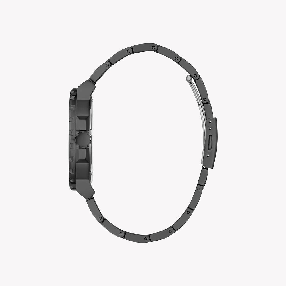 Guess Men's Black Stainless Steel Watch, Black Dial | Gw0426g3 by i-watch