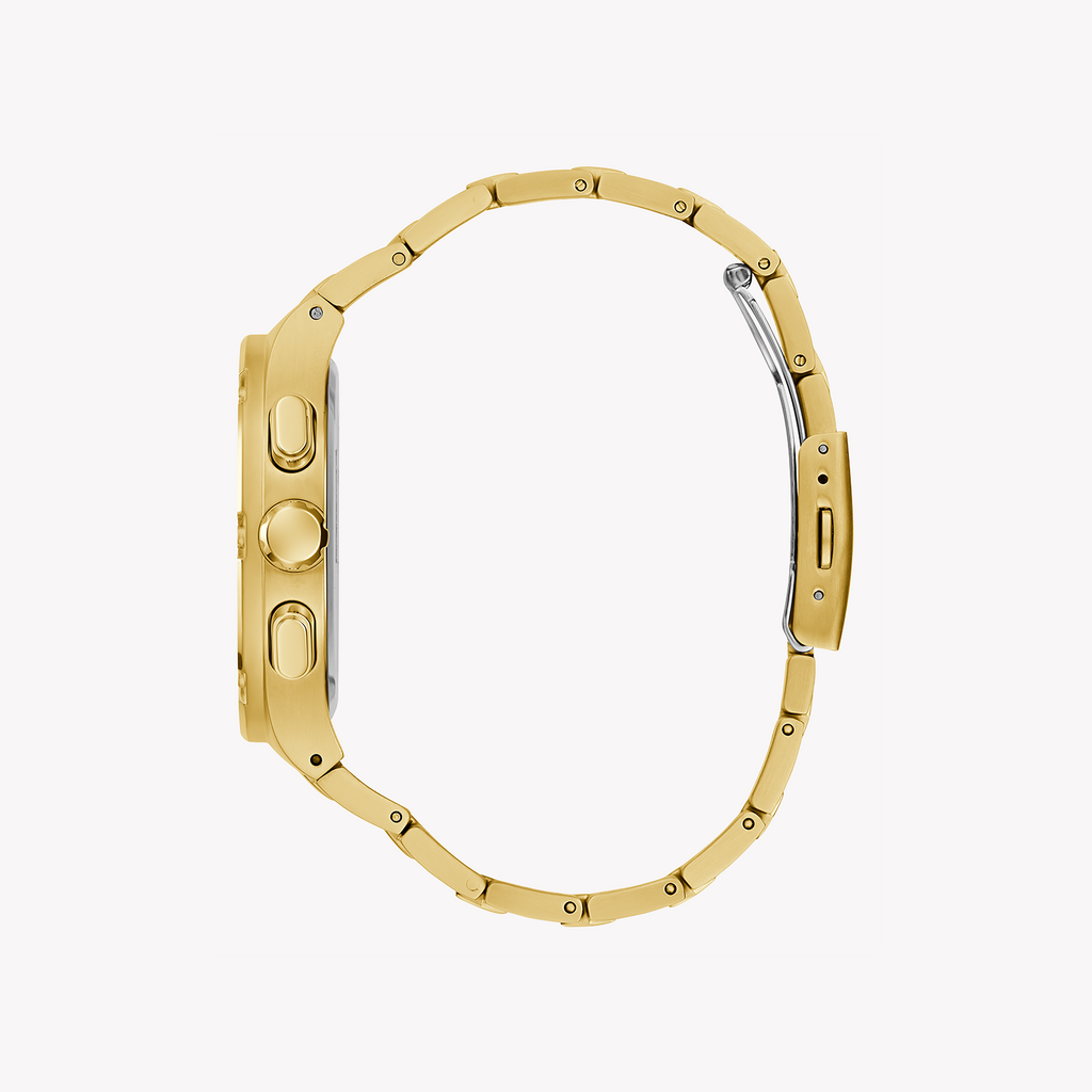 GUESS GW0572G2 BOLD ELEGANCE - MEN'S GOLD STAINLESS STEEL WATCH WITH STRIKING BLACK DIAL-i-Watch-2