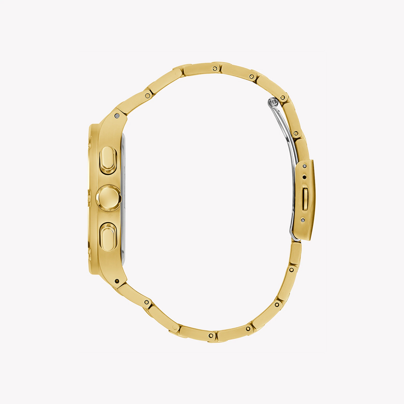 Guess Men's Gold Watch, Black Dial | Gw0572g2 by i-watch