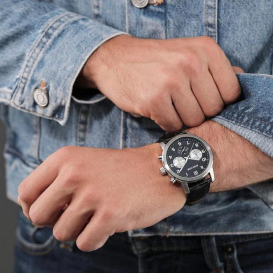 POLICE PEWJK2228202 TIMELESS ELEGANCE - STYLISH MEN'S WATCH WITH BLUE DIAL & LEATHER BAND-i-Watch-4