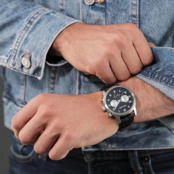 Police Men's Silver Watch, Blue Dial | Pewjk2228202 by i-watch