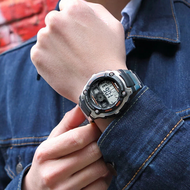 Casio Ae-2000wd-1avsd Sporty Elegance - Men's Stainless Steel Adventure Watch by i-watch