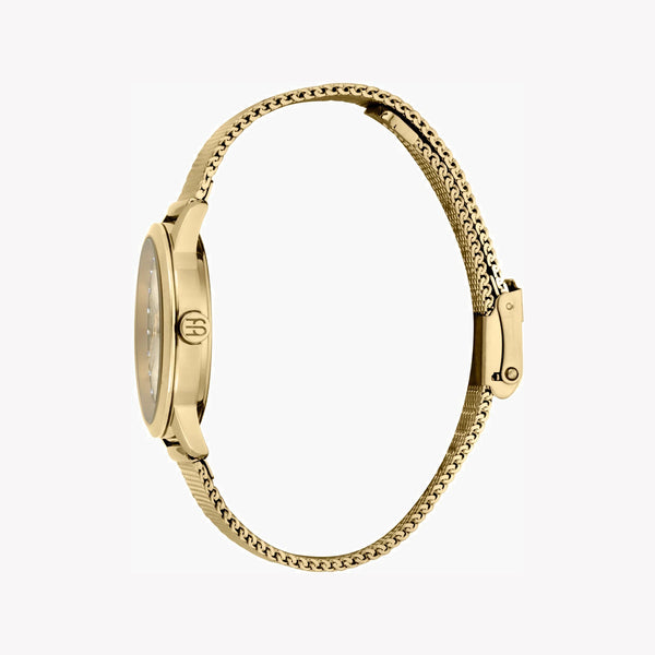 Esprit Women's Gold Stainless Steel Watch, Champagne Dial | Es1l086m0045 by i-watch