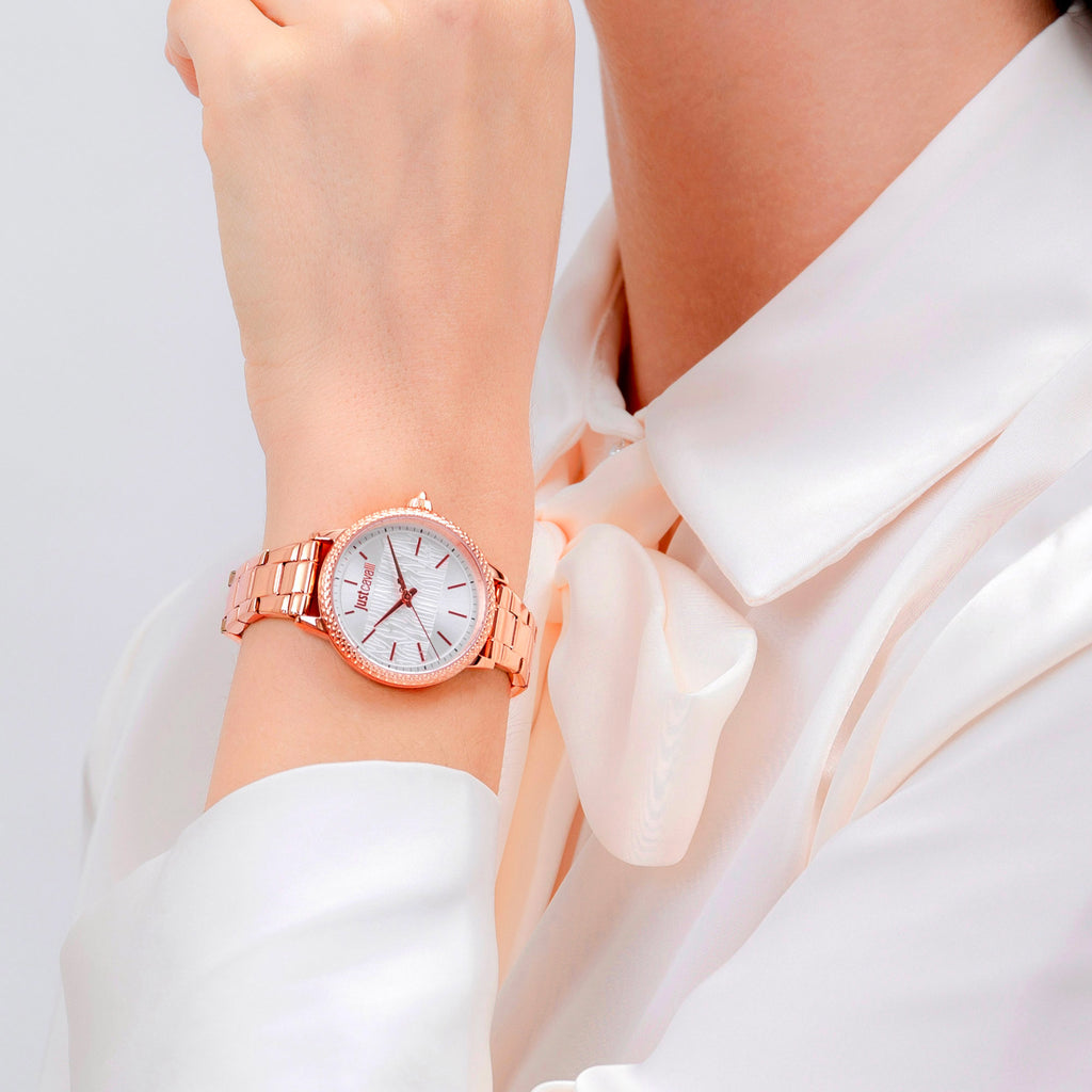 JUST CAVALLI Women's Watch with Rose Gold Stainless Steel Case and Rose Gold Stainless Steel Band-i-Watch-4