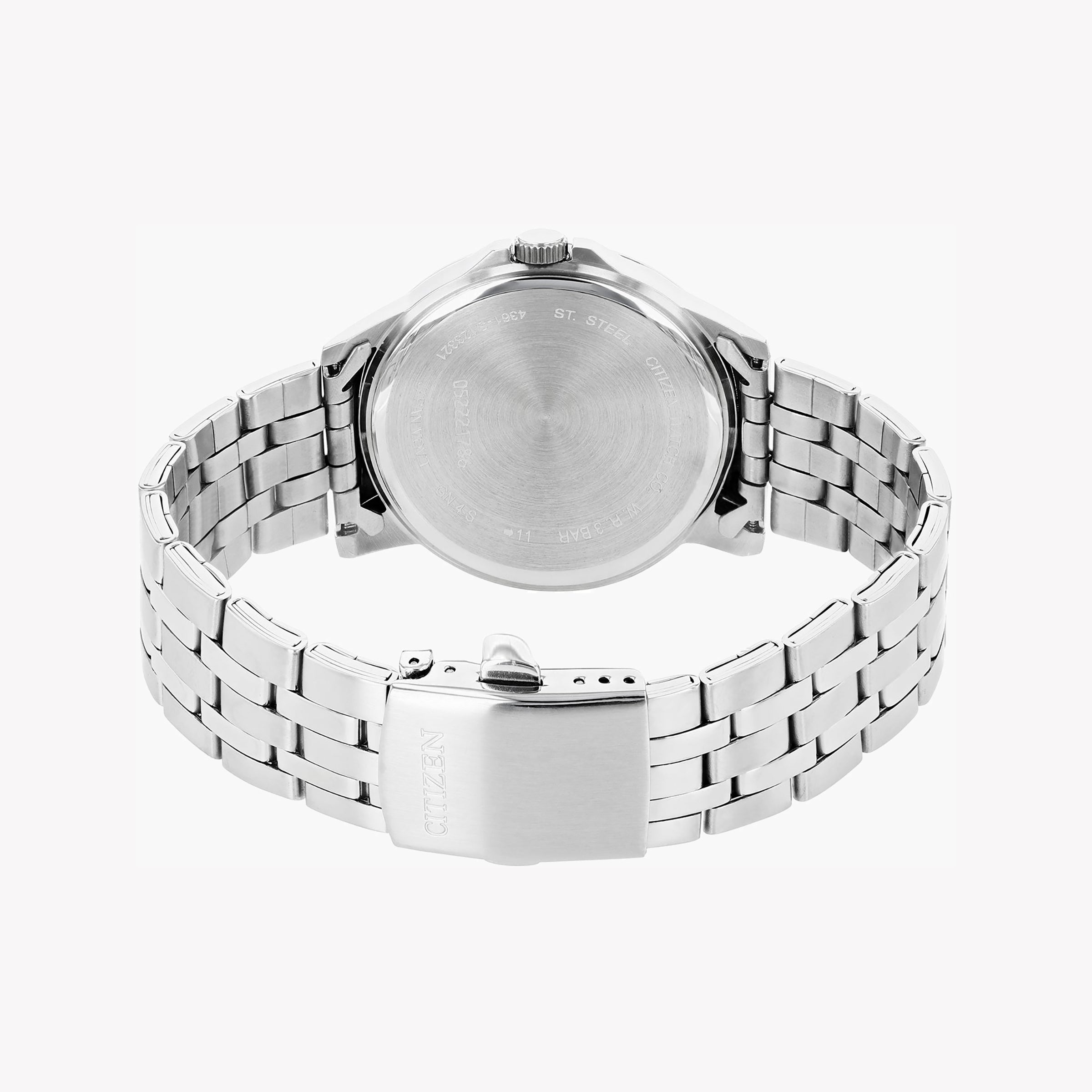 CITIZEN DZ5000-58A - BOLD & SOPHISTICATED MEN'S TIMEPIECE IN POLISHED SILVER