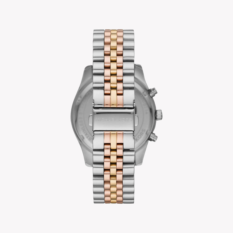 Michael Kors Men's Silver/Gold Watch, Black Dial | Mk8714 by i-watch