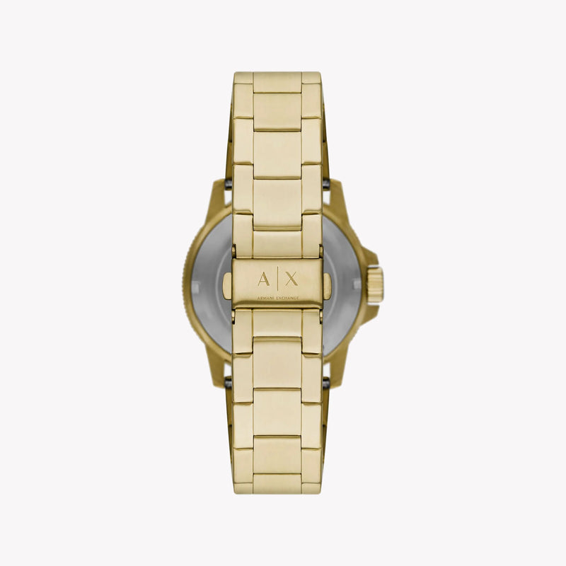 Armani Exchange Men's Silver-Rose Gold Watch, Stainless Steel Armani Exchange Men's Silver-Rose Gold Watch, Stainless Steel