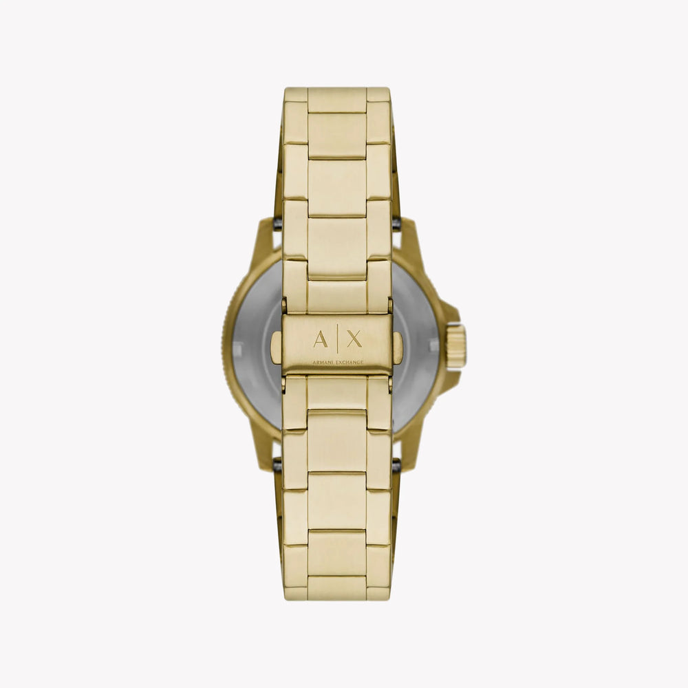 ARMS OF TIME - ARMANI EXCHANGE AX1854 GOLD LUXURY MEN'S WATCH WITH STAINLESS STEEL BAND-i-Watch-3