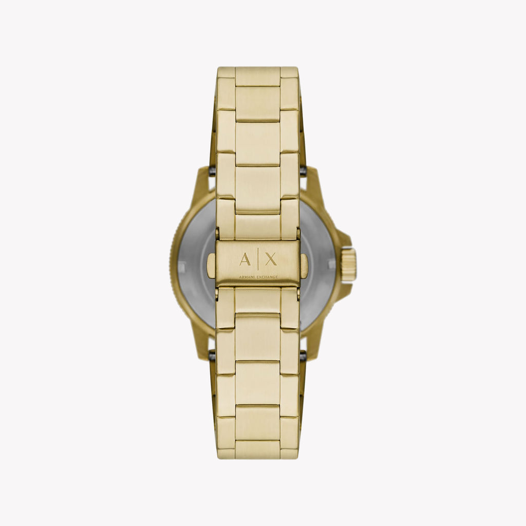 ARMS OF TIME - ARMANI EXCHANGE AX1854 GOLD LUXURY MEN'S WATCH WITH STAINLESS STEEL BAND-i-Watch-3