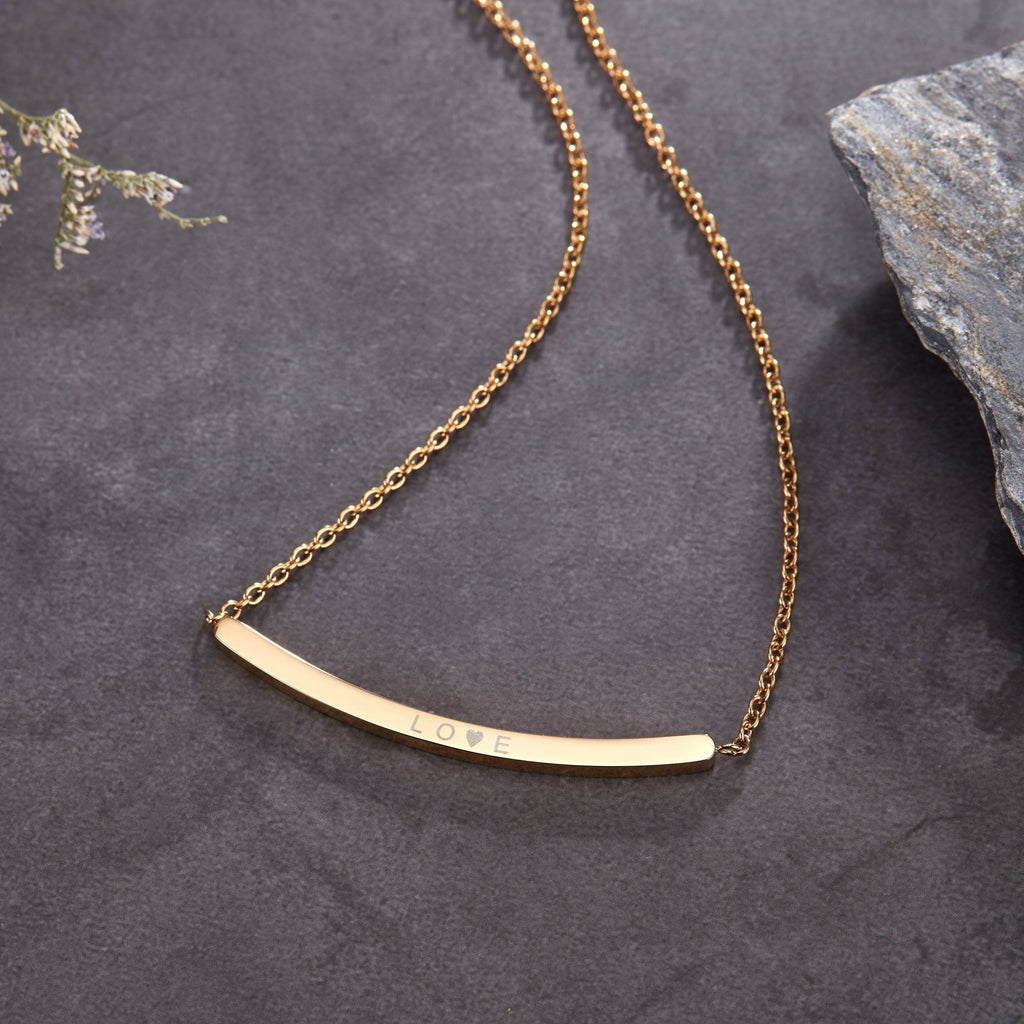 Zink Women's Gold Stainless Steel Necklace | Zfnl001g