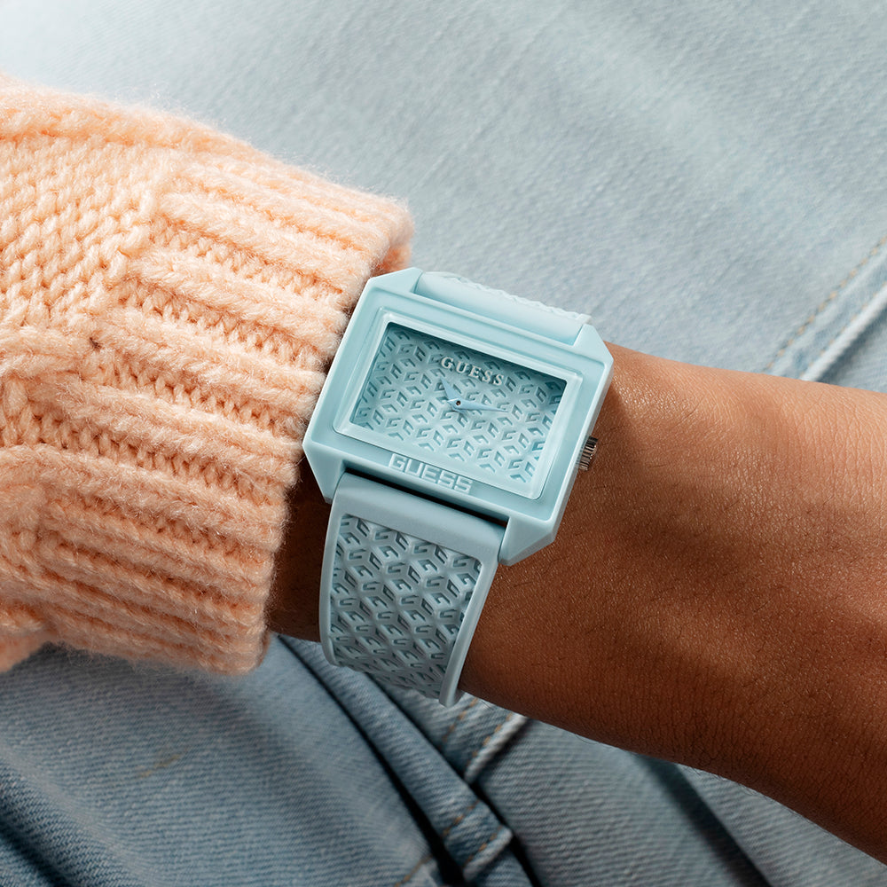 GUESS GW0677L3 TURQUOISE SPLASH - VIBRANT WOMEN'S WATCH WITH BIOMATERIAL BAND-i-Watch-4