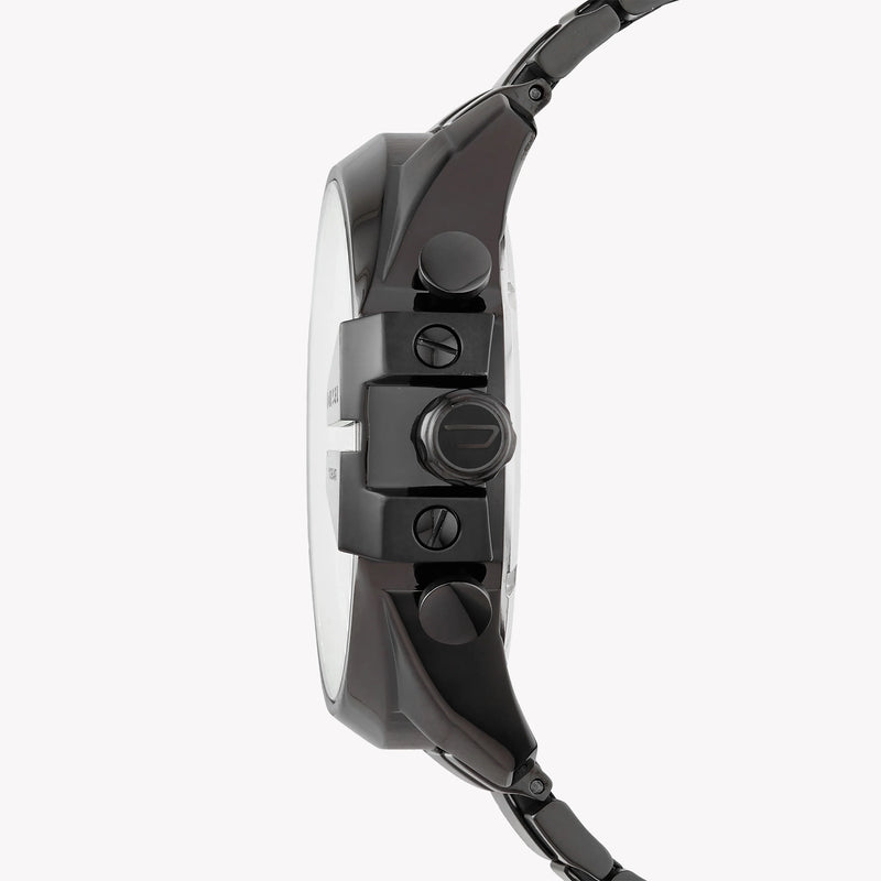 Diesel Men's Black Stainless Steel Watch, Black Dial | Dz4318 by i-watch