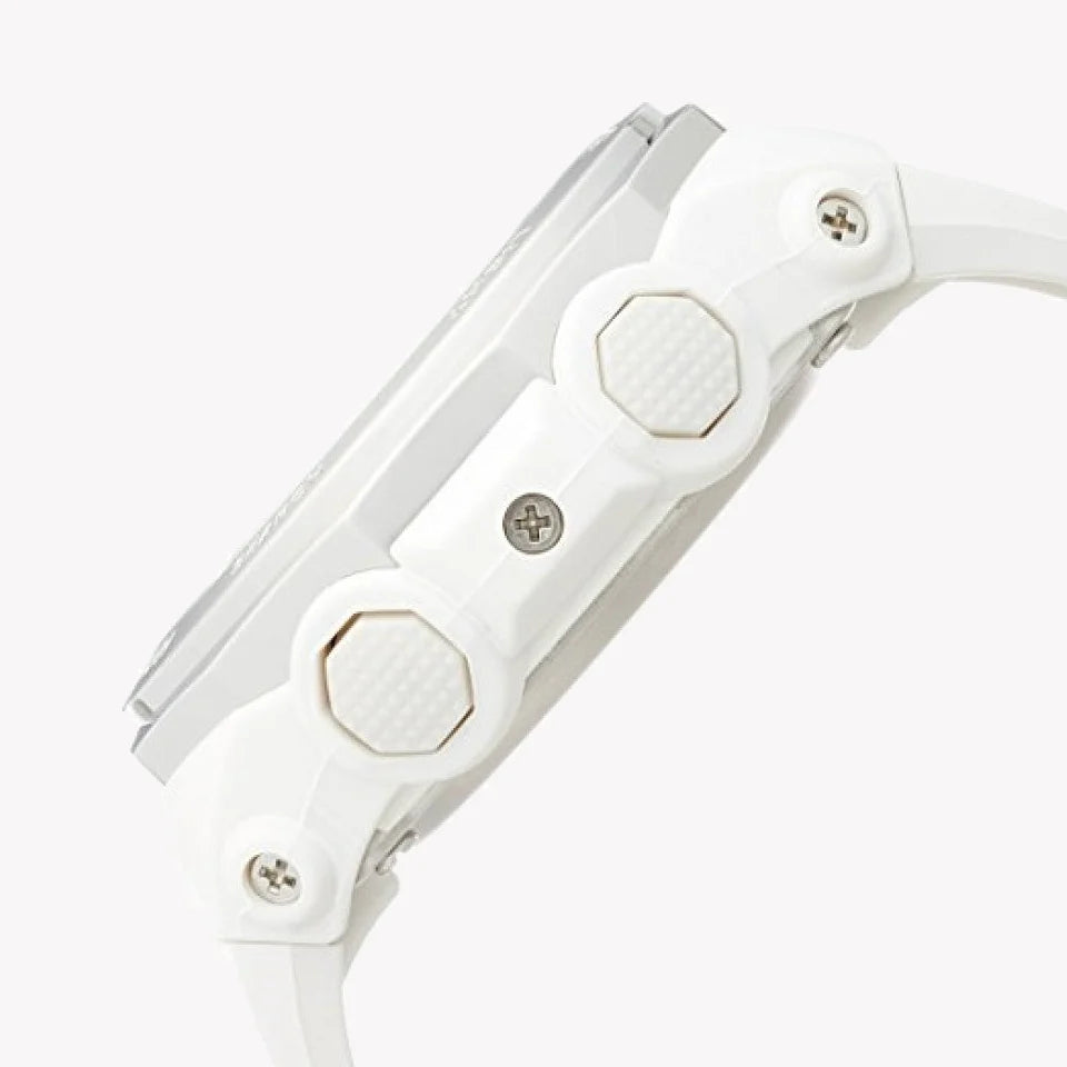 Casio Baby-G Bga-225-7adr - Elegant Adventure Women's Watch With White Resin Band & Silver Case by i-watch