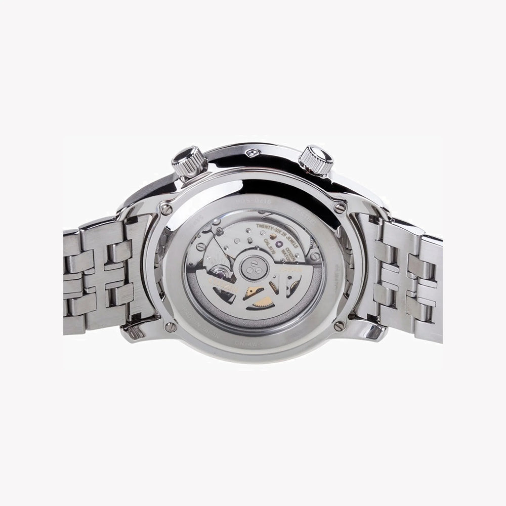 Citizen Nb2010-58e Kinetic Elegance - Men's Automatic Watch With Striking Silver & Black Design by i-watch