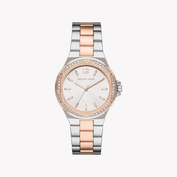 Michael Kors Women's Silver-Rose Gold Watch, White Dial | Mk6989 by i-watch